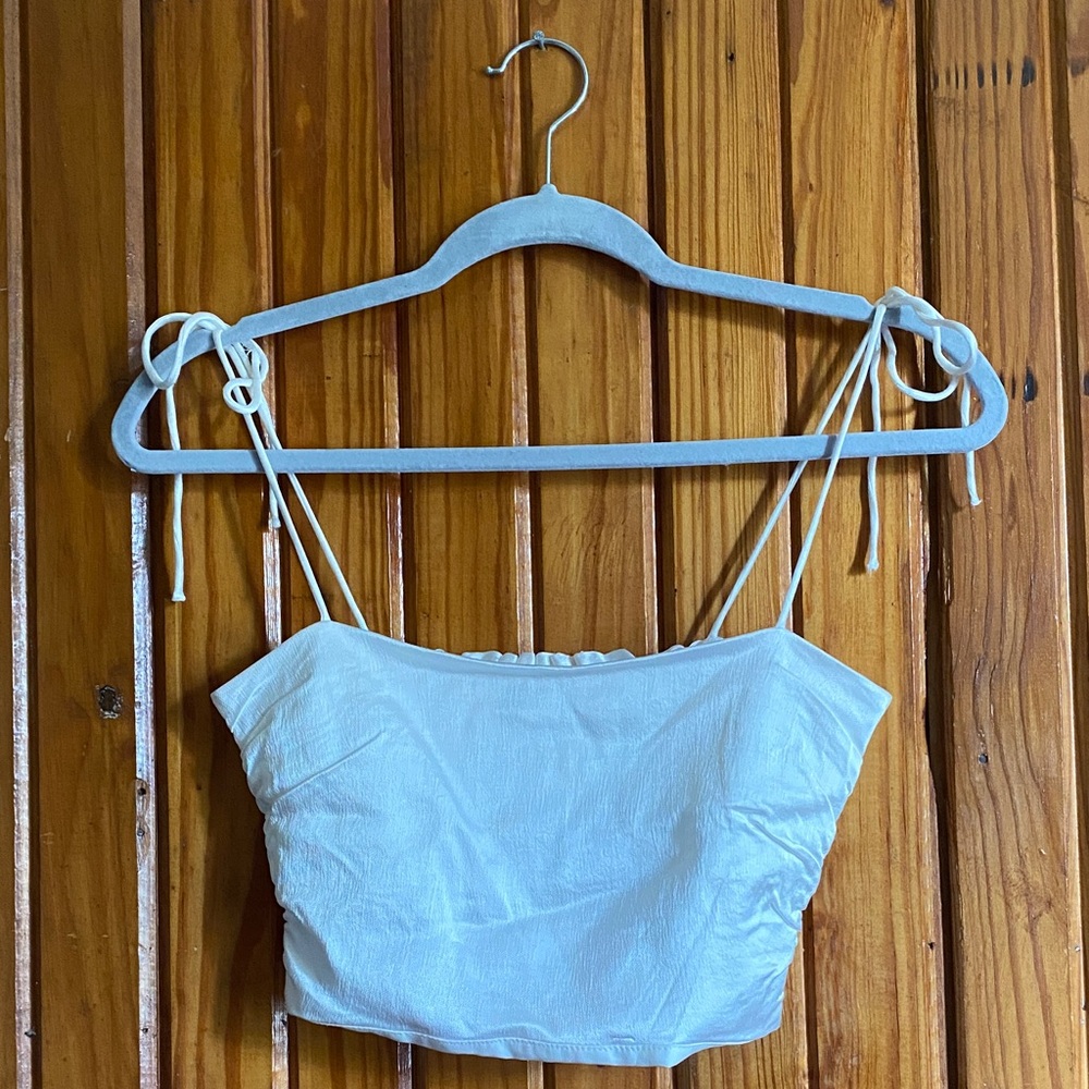 Zara White Camisole Top